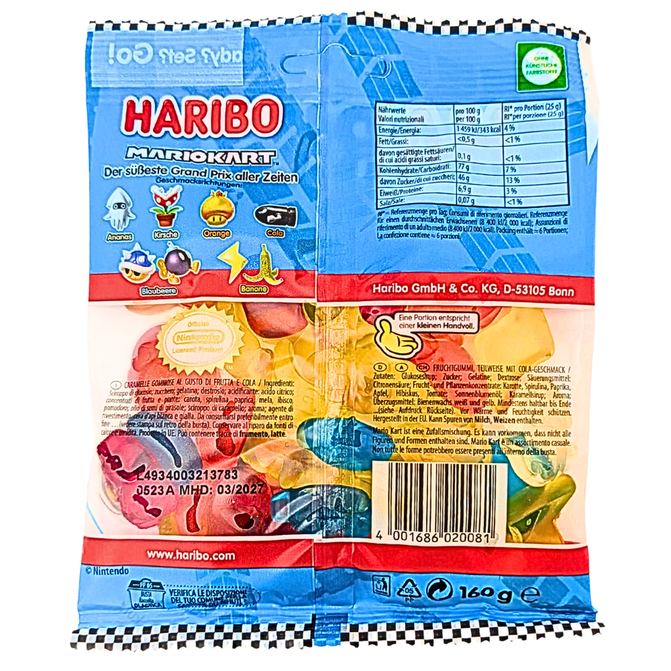 Haribo Super Mario Gummies - 160g