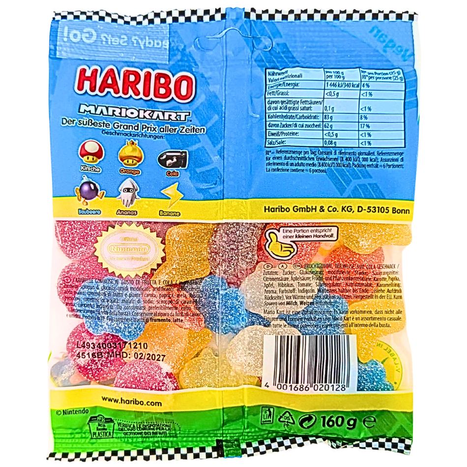 Haribo Super Mario Sour - 160g