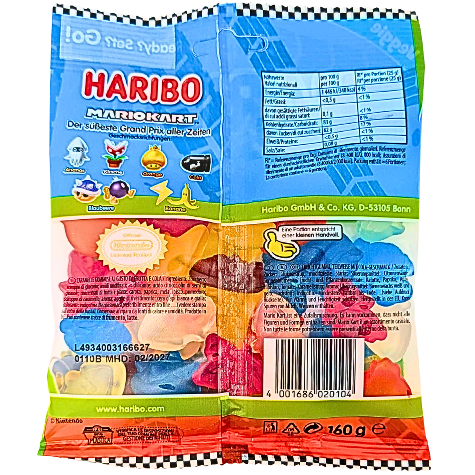 Haribo Super Mario (Vegetarian) - 160g