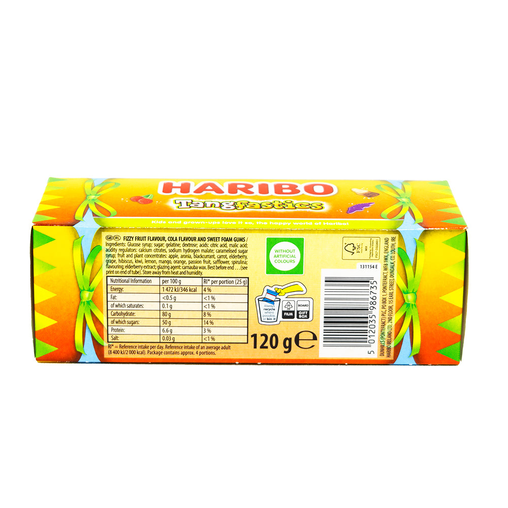 Haribo Tangfastics (UK) - 120g   Nutrition Facts Ingredients
