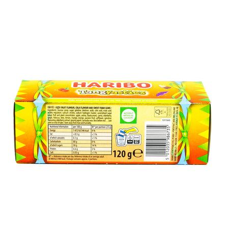 Haribo Tangfastics (UK) - 120g   Nutrition Facts Ingredients
