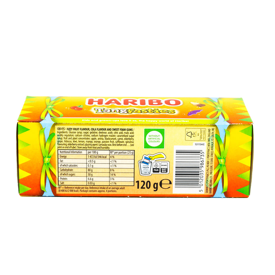 Haribo Tangfastics (UK) - 120g   Nutrition Facts Ingredients
