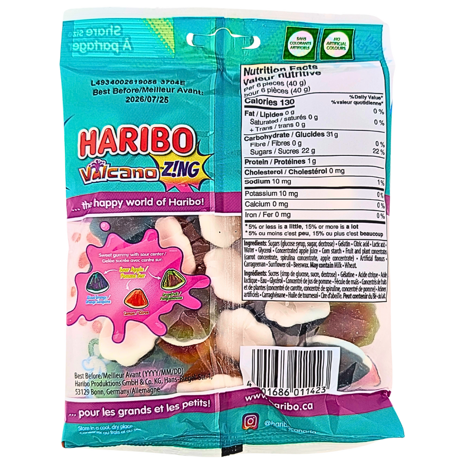 Haribo Volcano Zing - 6oz