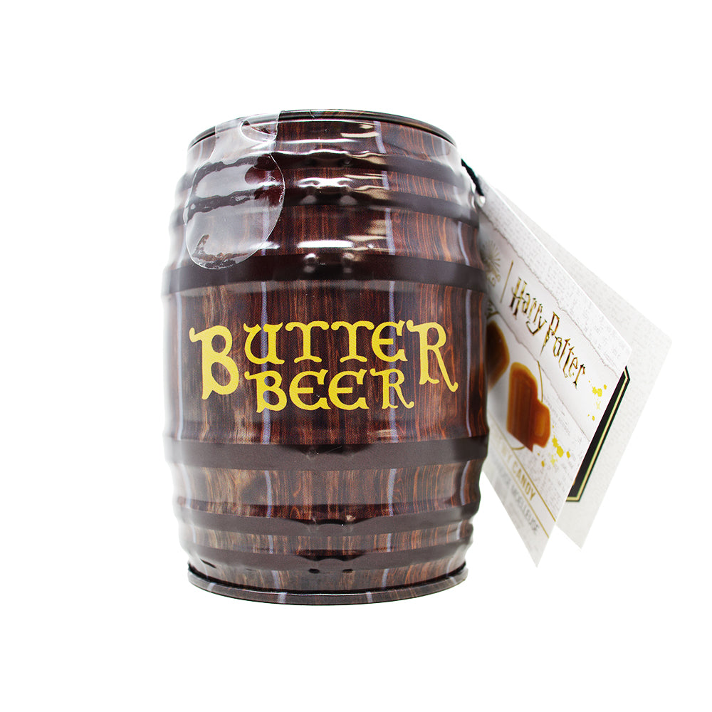 Harry Potter Butterbeer Chewy Candy Barrel Tin - 42g-Butterbeer-Jelly Belly-Jelly Beans-Harry Potter Candy