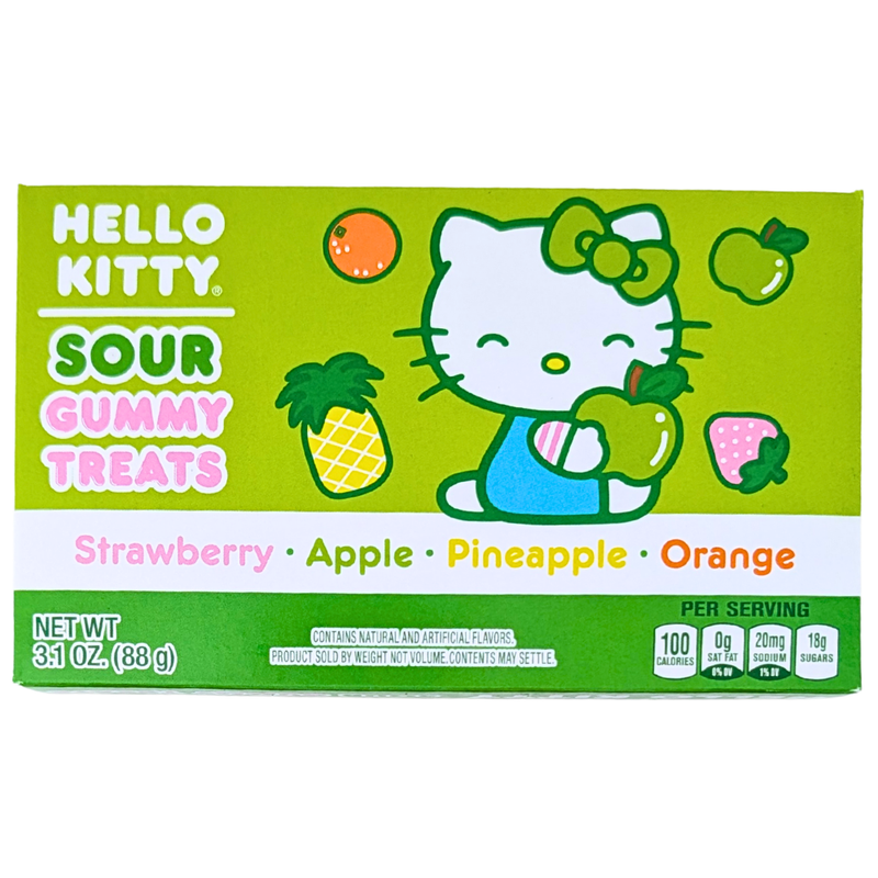 Hello Kitty Sour Gummy Treats Theater Box - 3.1oz
