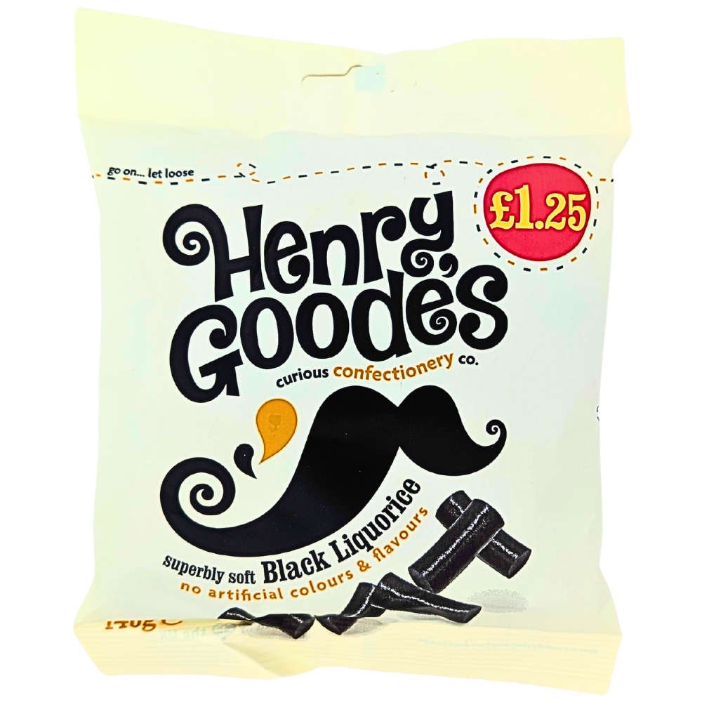 Henry Goode's Classic Soft Liquorice (UK) - 140g