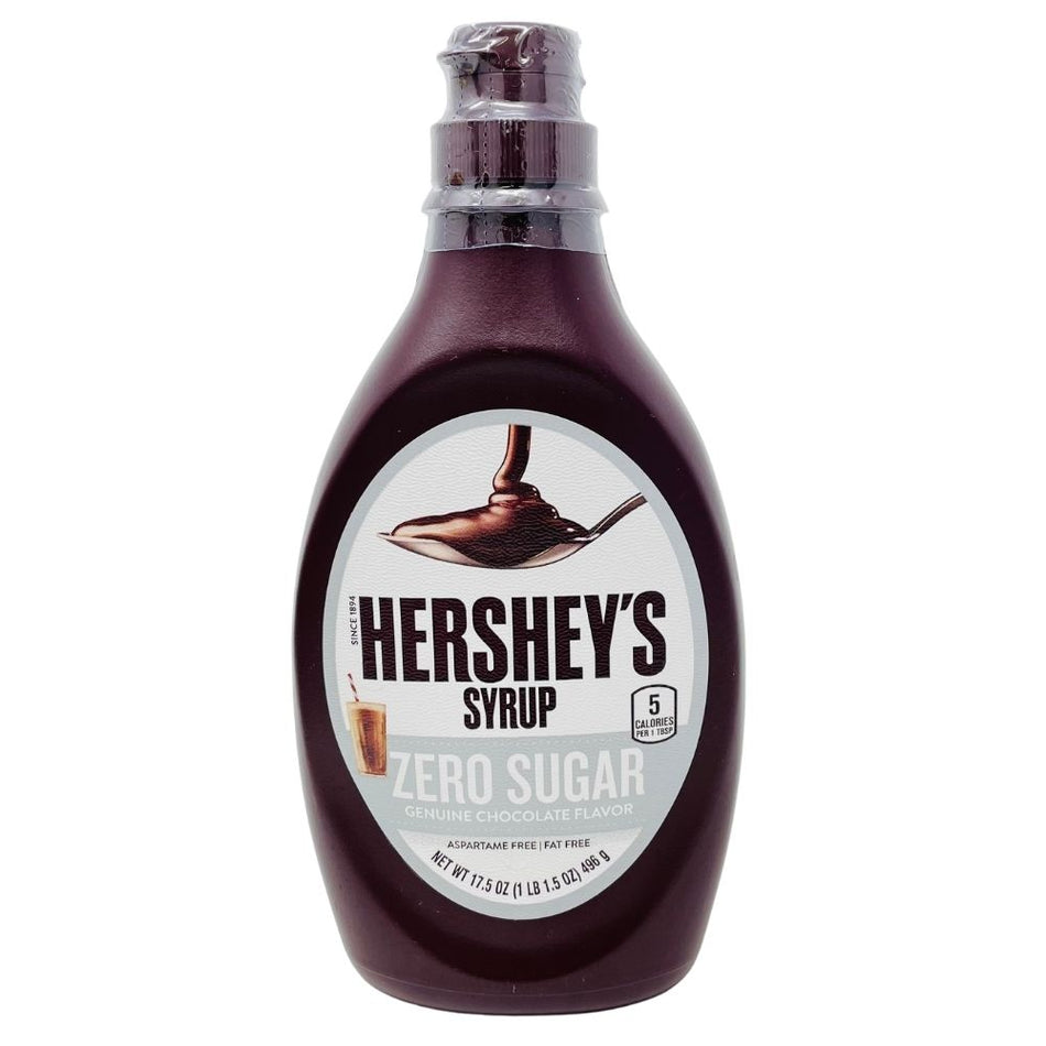 Hershey's Sugar Free Chocolate Syrup Bottle - 17.5oz, Hershey's Sugar-Free Chocolate Syrup Bottle, sugar-free chocolate syrup, guilt-free chocolate, sugar-free sweets