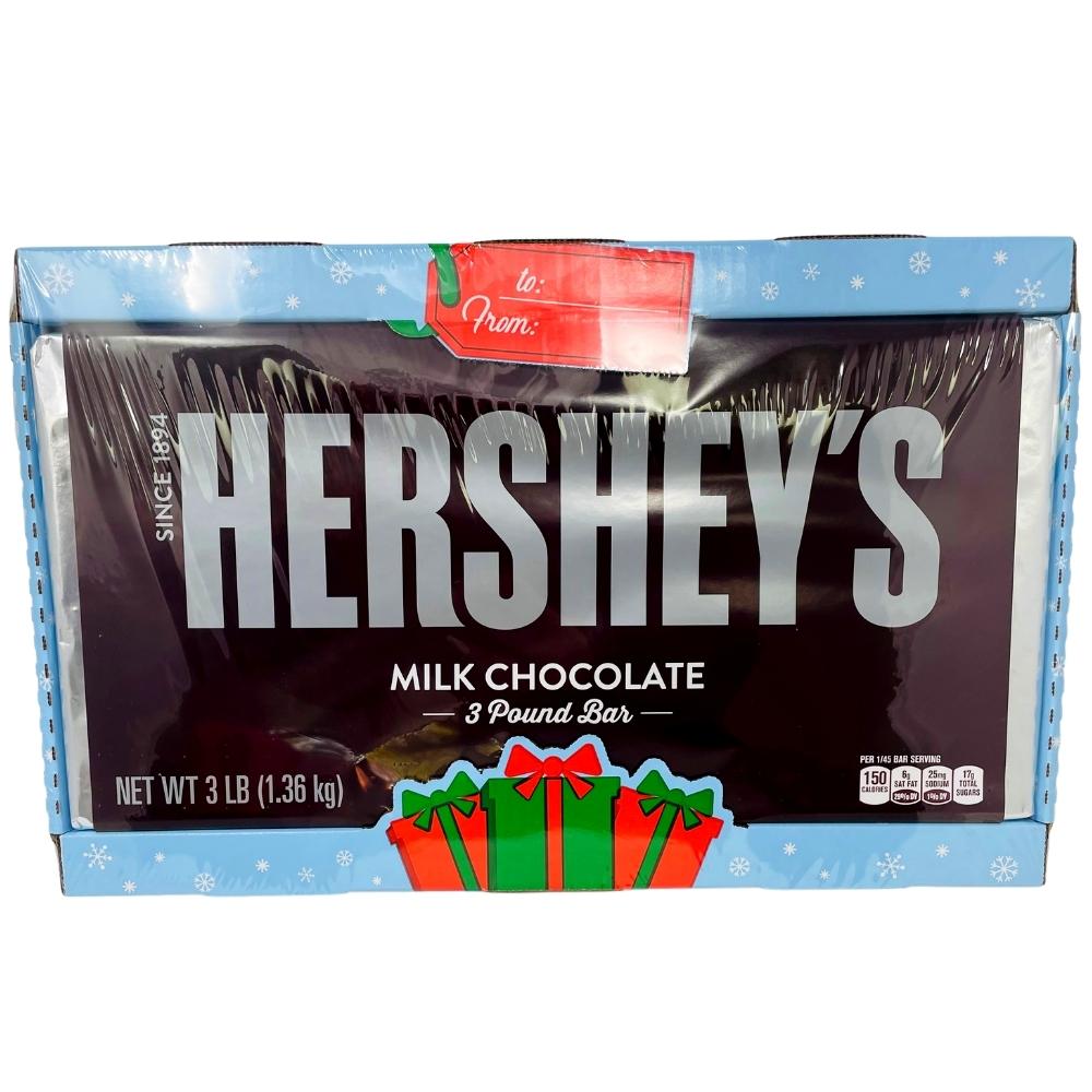 Hershey's Christmas Milk Chocolate 3LB Bar