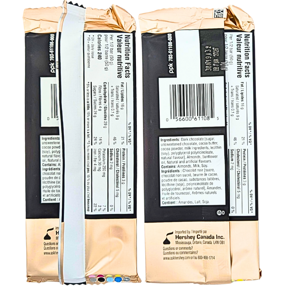 Hershey's Dark Almonds & Coffee Flavour - 100g