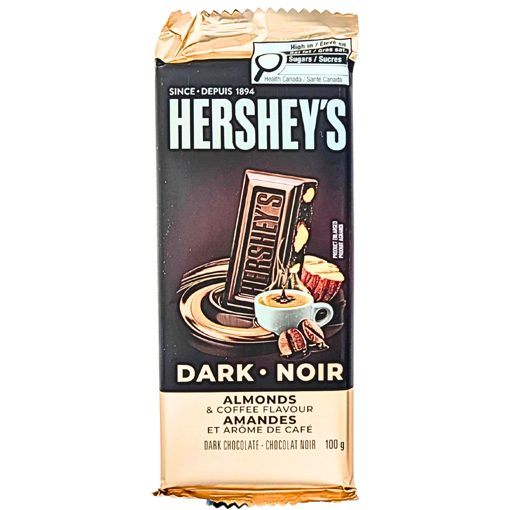 Hershey's Dark Almonds & Coffee Flavour - 100g