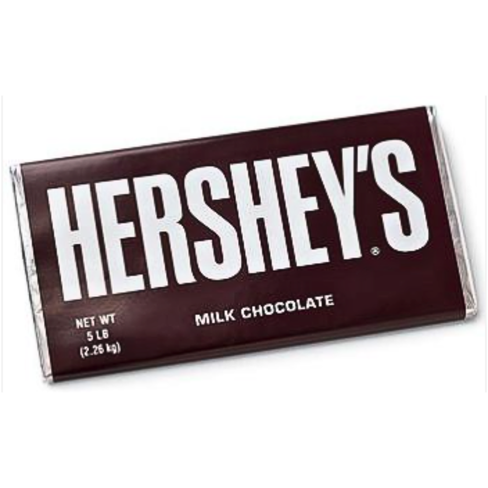 Hershey's Milk Chocolate 5 Pound Bar