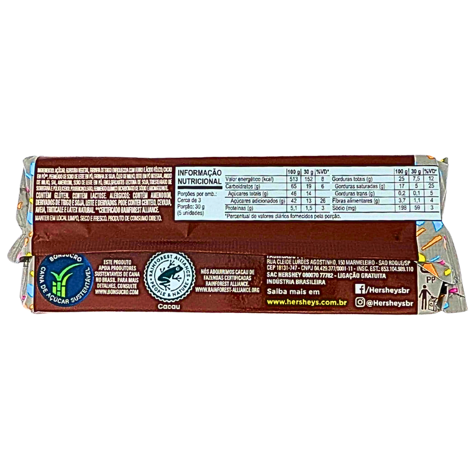 Hershey's Milk Chocolate Wafer (Brazil) - 102g