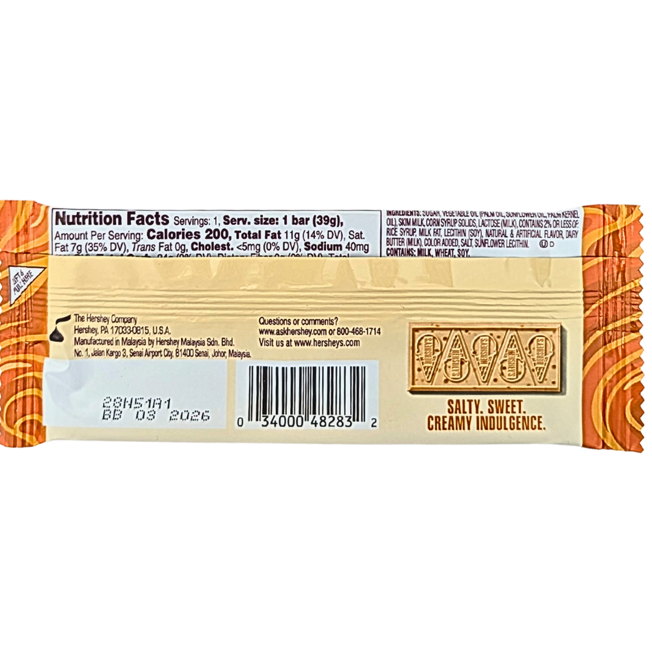Hershey's Salted Caramel Toffee Bar - 39g