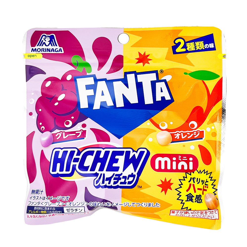 Hi-Chew Fanta Grape & Orange Candy Minis (Japan) - 50g - Japanese Candy