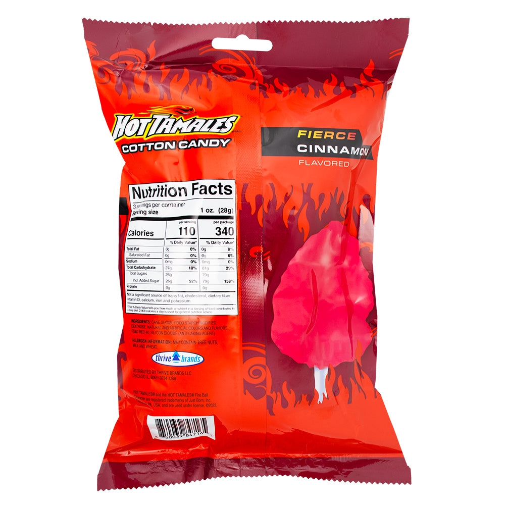 Hot Tamales Cotton Candy - 3oz | Candy Funhouse US
