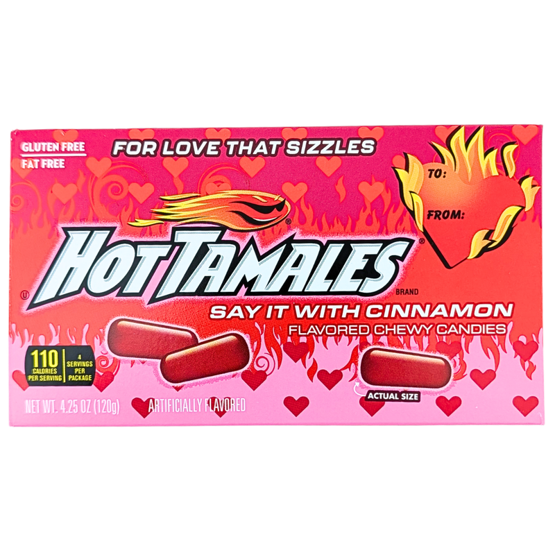 Hot Tamales Valentine Theater Box - 4.25oz