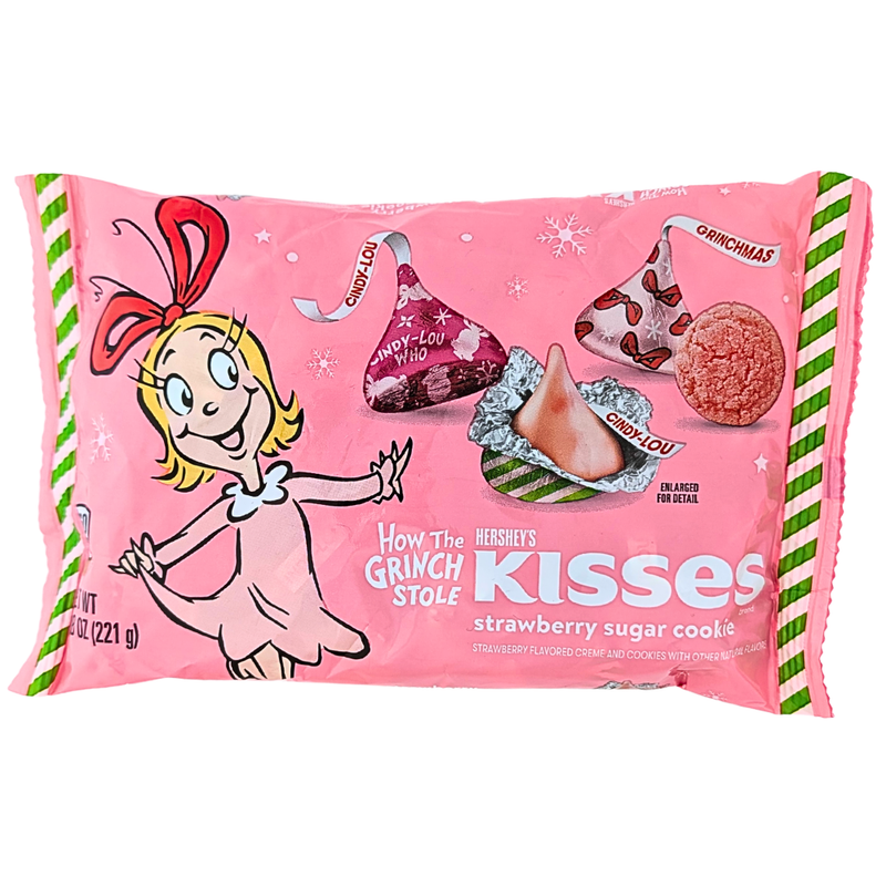 How the Grinch Stole Hershey's Kisses Strawberry Sugar Cookie - 7.8oz - Cindy Lou