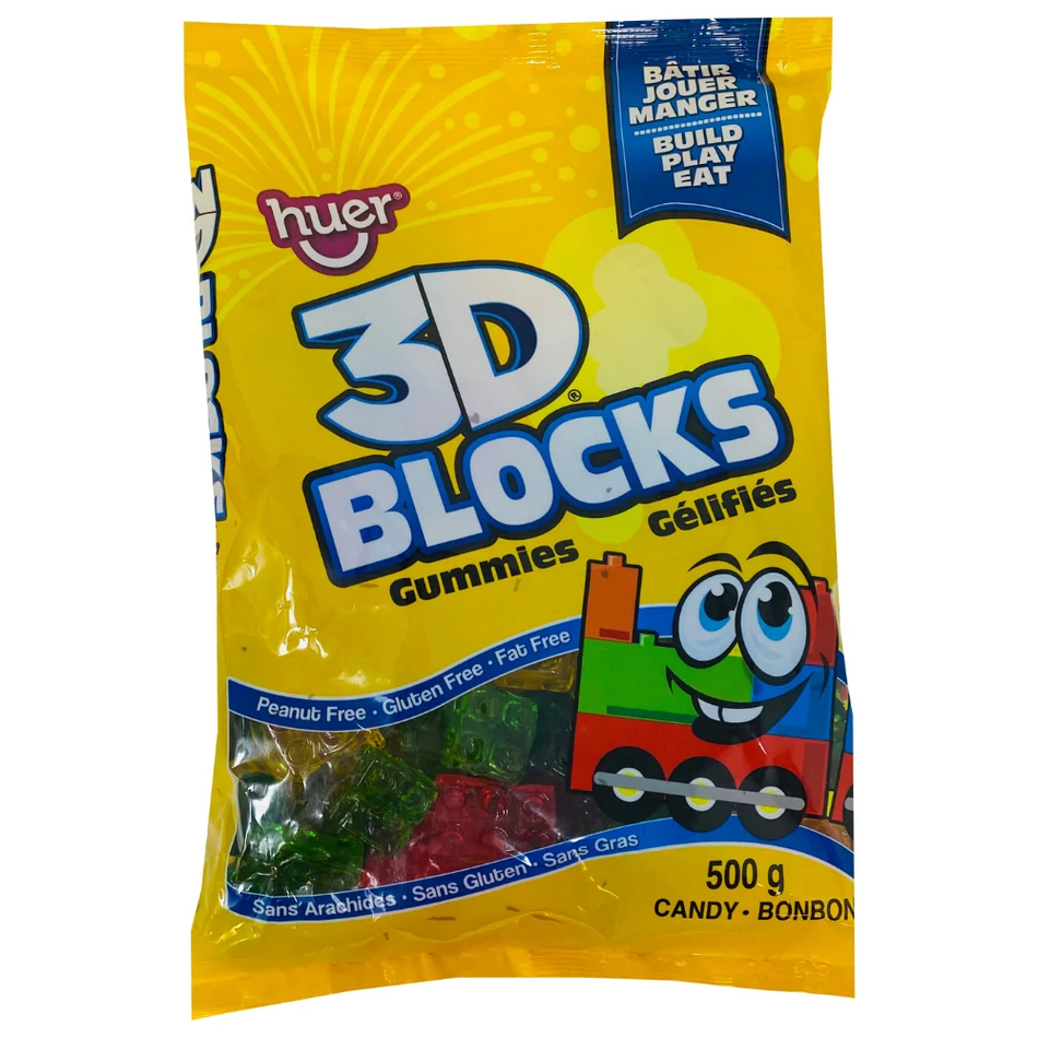 Huer 3D Blocks Gummy Candies - 500 g