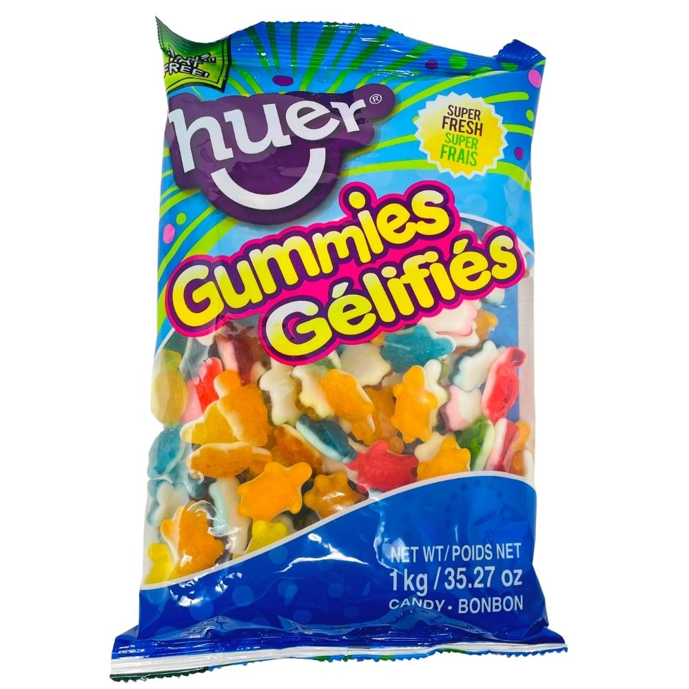 Huer Assorted Turtles - 1kg, Gummie Candy, Gummy Candy, Fun Gummies, Soft Gummies, Fruity Gummies, Soft Gummy