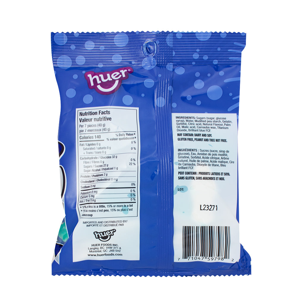 Huer Blue Sharks - 120g  Nutrition Facts Ingredients