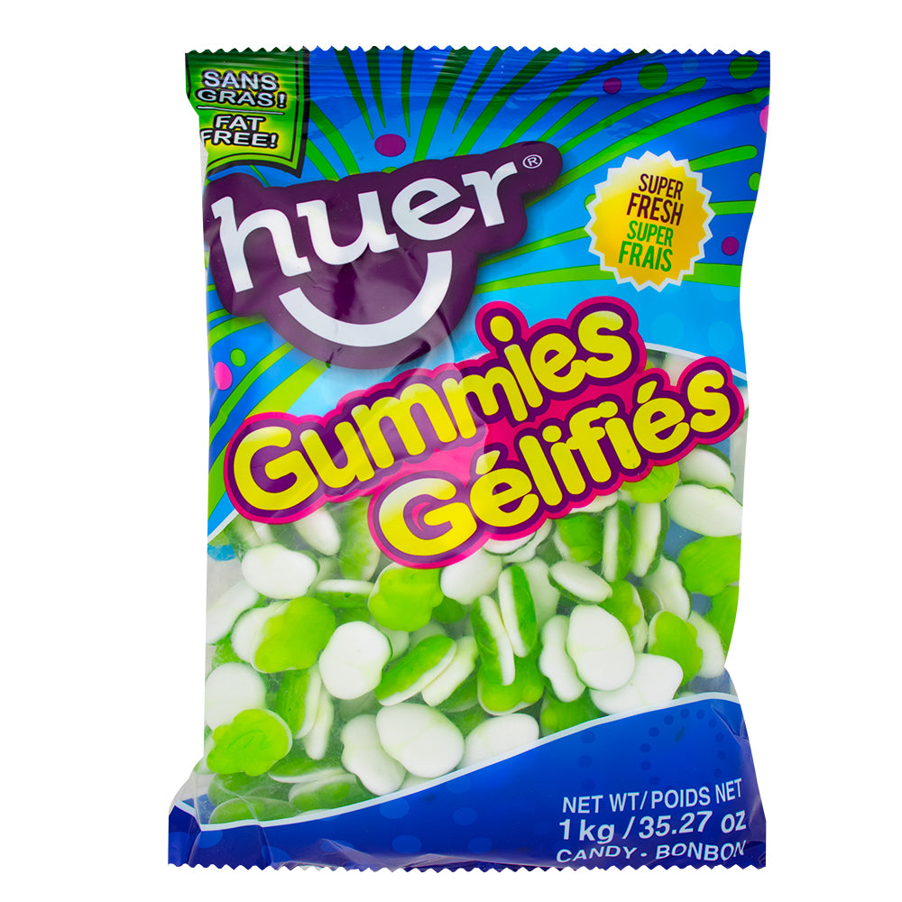 Huer Green Frogs Gummy Candy - 1kg