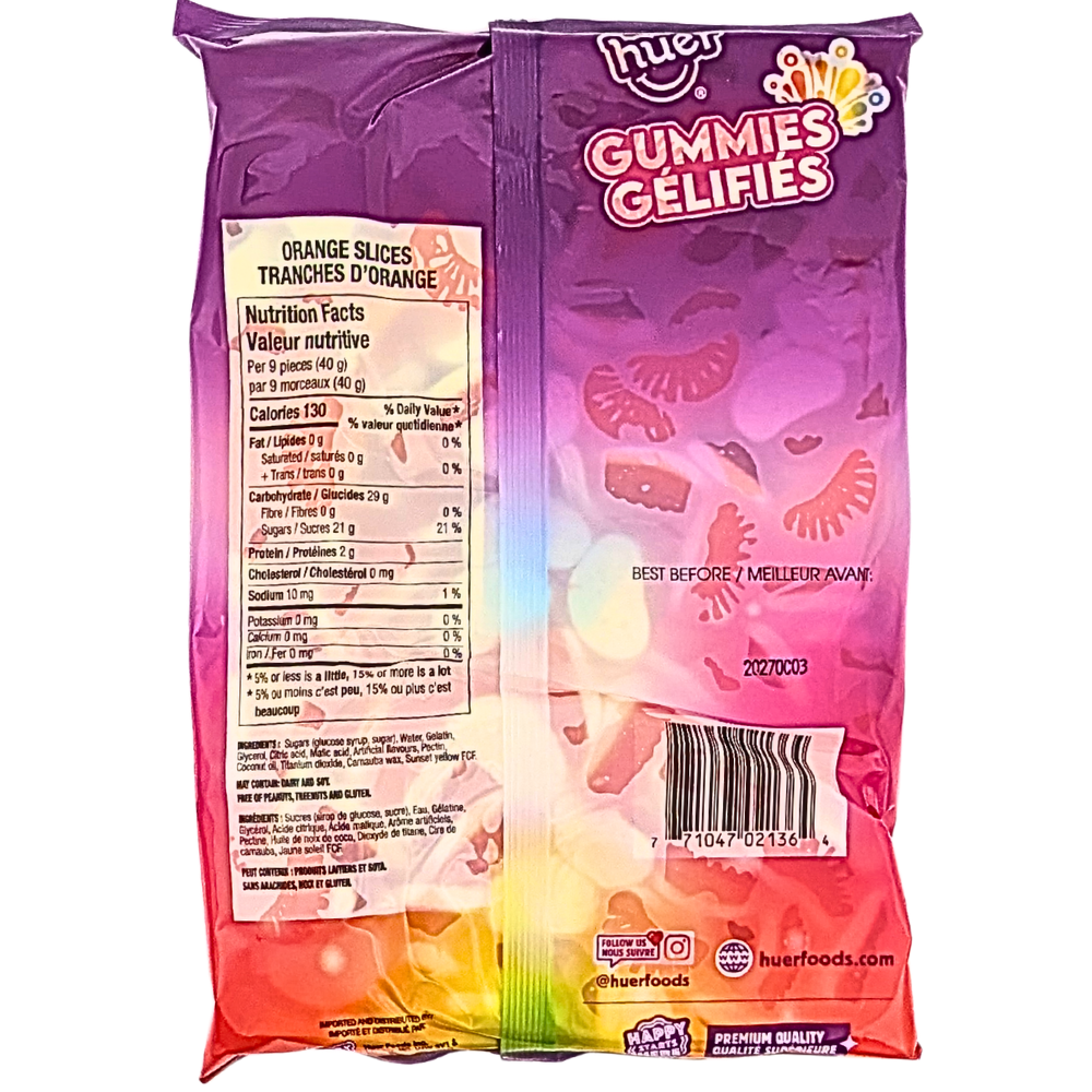 Huer Orange Slices - 1kg