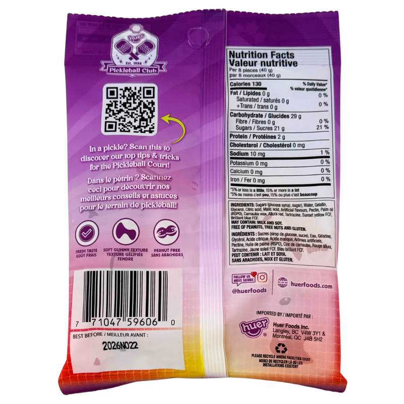 Huer Pickleball Gummies - 120g