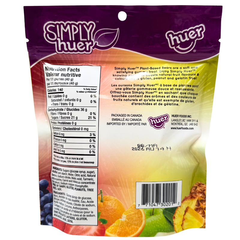 Huer Simply Sour Bears - 150g