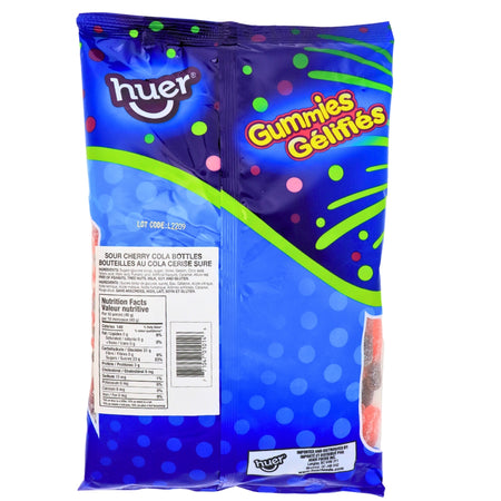 Huer Sour Cherry Cola Bottles Candy - 1kg Nutrition Facts Ingredients, Gummie Candy, Gummy Candy, Fun Gummies, Soft Gummies, Fruity Gummies, Soft Gummy, Cherry Cola Gummies, Cherry Cola Candy, Cola Candy, Cola Gummy