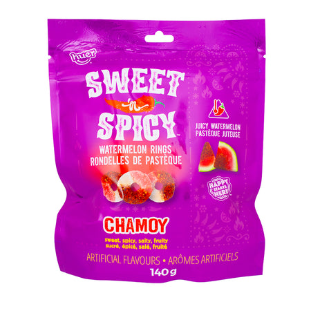 Huer Sweet n' Spicy Watermelon Rings - 140g