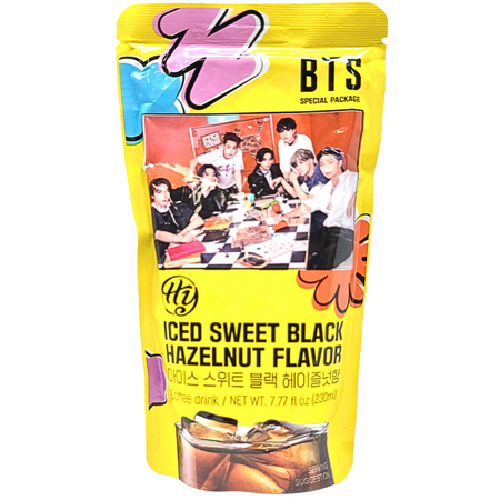 HY BTS Iced Sweet Black Hazelnut Coffee (Korea) - 230mL