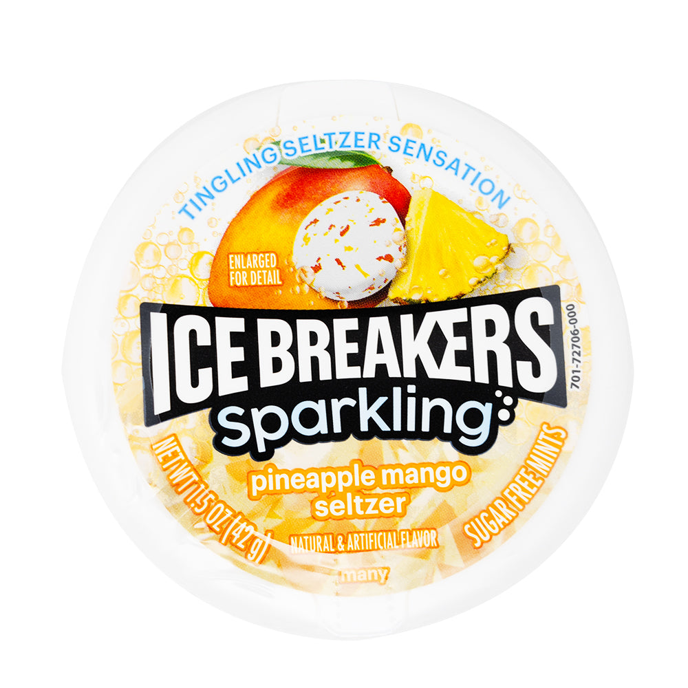 Ice Breakers Sparkling Pineapple Mango Seltzer Mints - 1.5oz