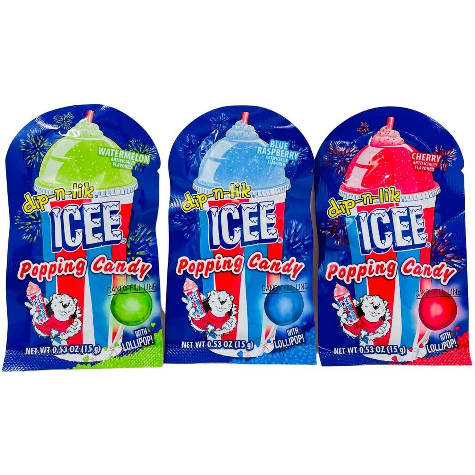 Icee Popping Candy with Lollipop - .53oz