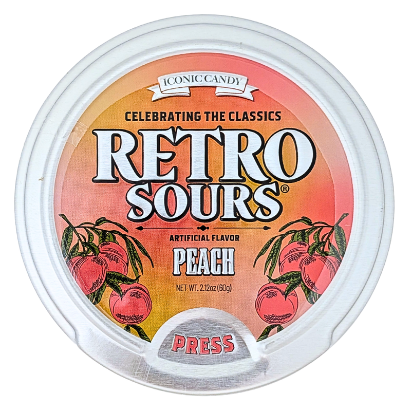 Iconic Retro Sours Peach - 2.12oz