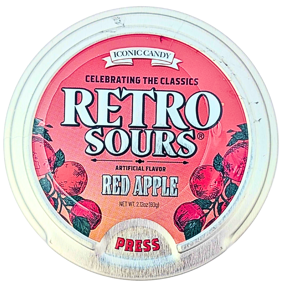 Iconic Retro Sours Red Apple - 2.12oz
