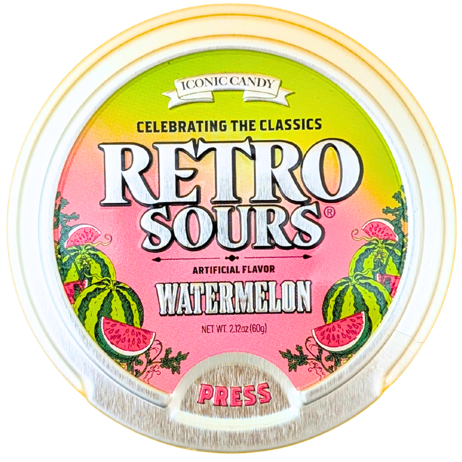 Iconic Retro Sours Watermelon - 2.12oz