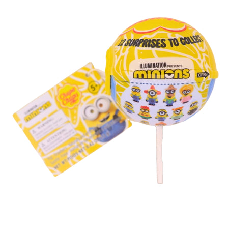 Chupa Chups + Surprise Minions -Lollipops - Strawberry Candy 