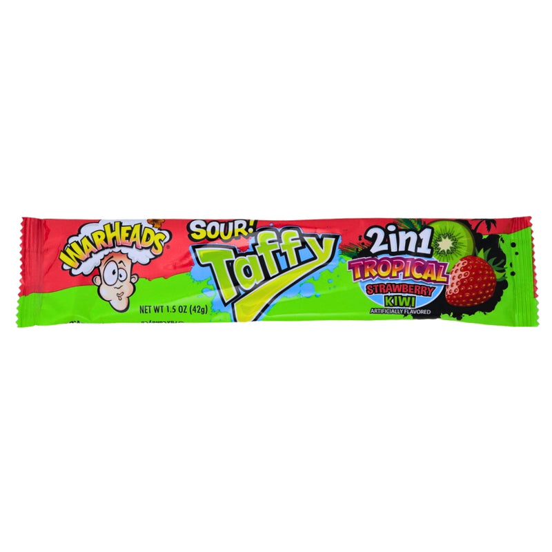 Warheads Sour Tropical Taffy 2in1 - 1.49oz-Warheads-Sour candy-Taffy 