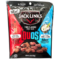 Jack Link's Duos Buffalo and Ranch Beef Jerky - 3.25oz