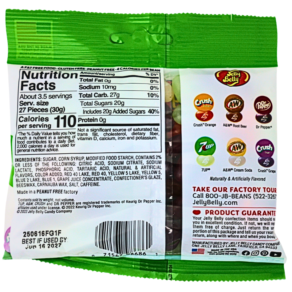 Jelly Belly Soda Pop Shoppe - 3.5oz