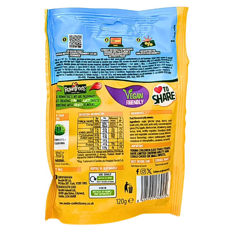 Rowntree's Jelly Tots (UK) - 120g