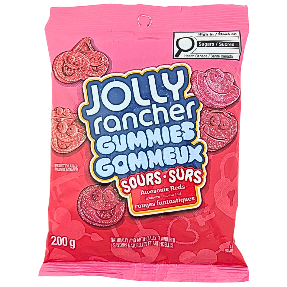 Jolly Rancher Gummies Sour Awesome Reds - 200g