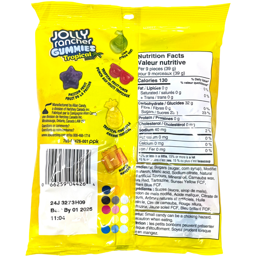 Jolly Rancher Gummies Tropical - 182g