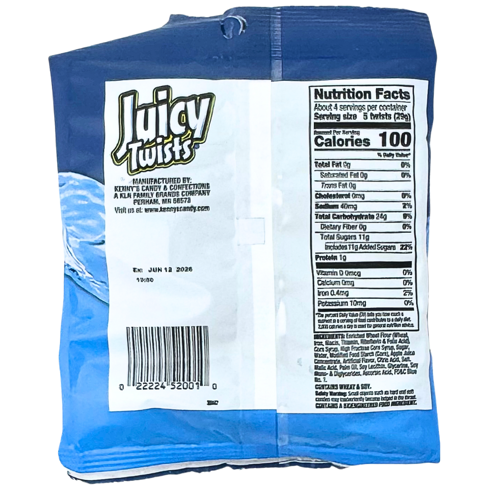Juicy Twists Blue Raspberry - 4oz