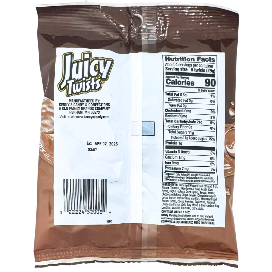 Juicy Twists Chocolate - 4oz