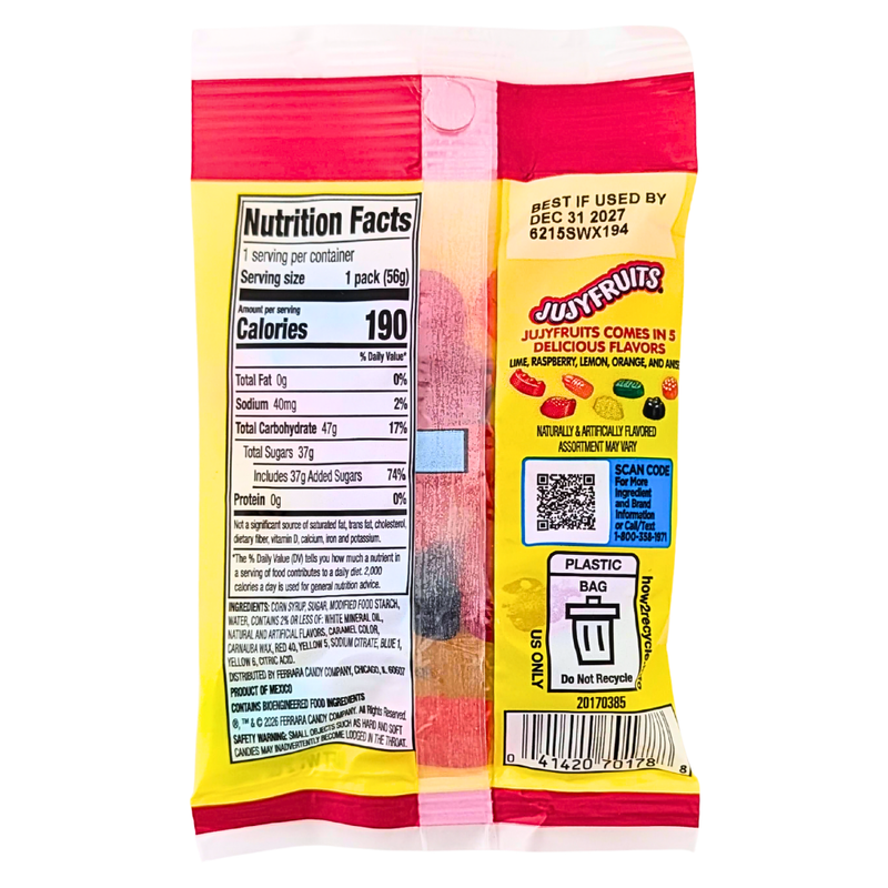 Jujyfruits Candy Pocket Pack - 2oz
