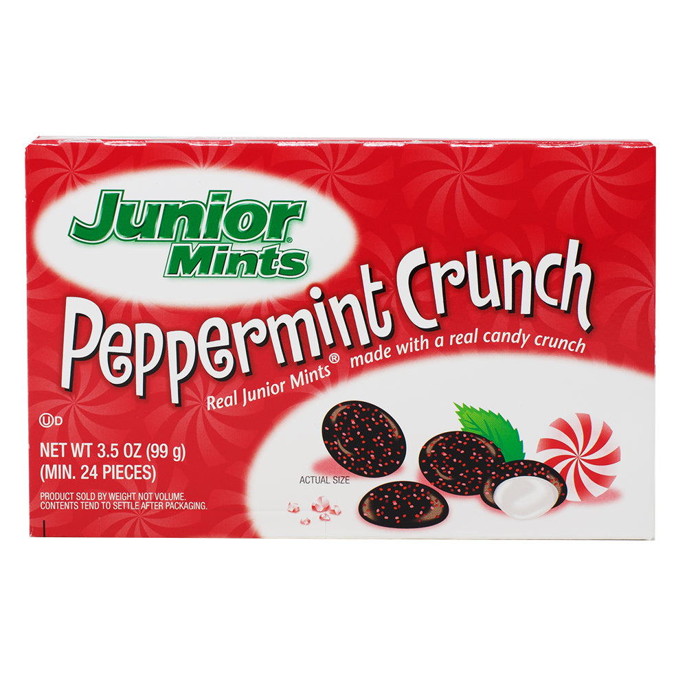 Junior Mints Peppermint Crunch Theatre Pack - 3.5oz - Christmas Candy