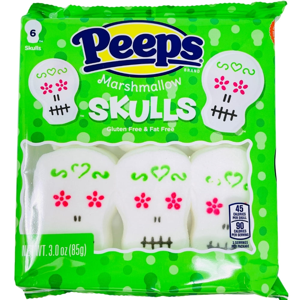 Peeps Marshmallow Skulls - 3oz-Marshmallows Calvera-Champurrado