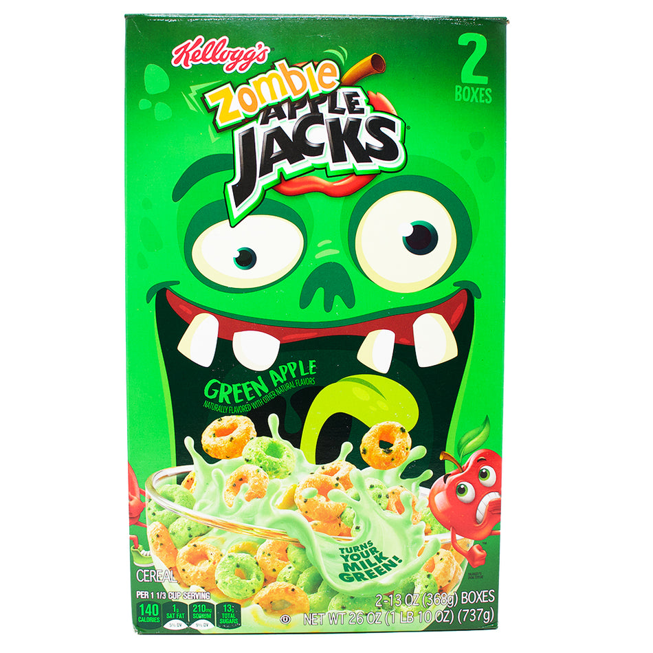 Zombie Apple Jacks Cereal 2 Pack - 26oz