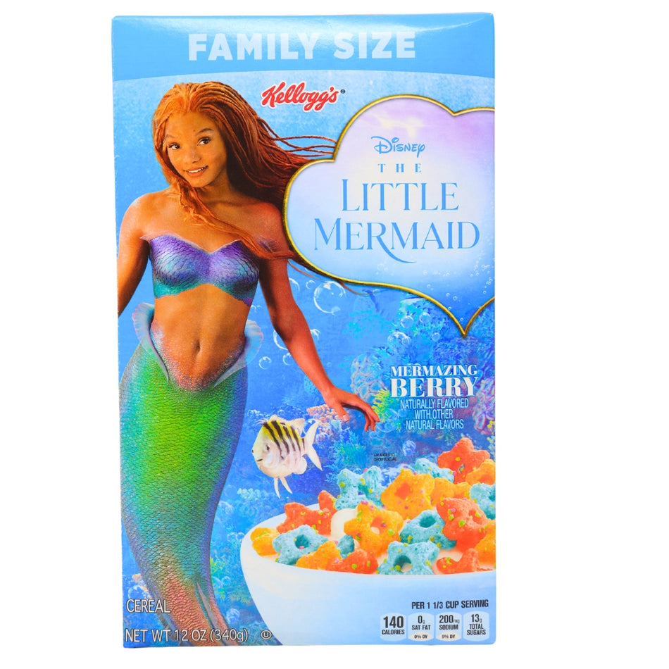 Kellogg's The Little Mermaid Mermazing Berry Cereal -12oz